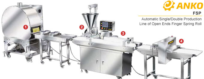FSP- Automatic Single/Double Production Line of Open Ends Finger Spring Roll