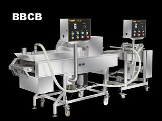 खाद्य मशीन - स्वचालित बैटर और क्रम्ब ब्रेडिंग उत्पादन लाइन