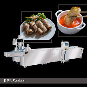 खाद्य मशीन - वियतनामी चावल पेपर स्प्रिंग रोल मशीन