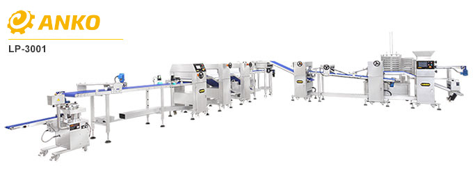 Línea de producción automática de capas y paratha rellena LP-3001