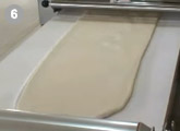 aplatissement de feuille de pâte
